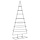 Weihnachtsbaum aus Metall 210 cm - Schwarz - Outlet-Deal bis zu 59% Rabatt