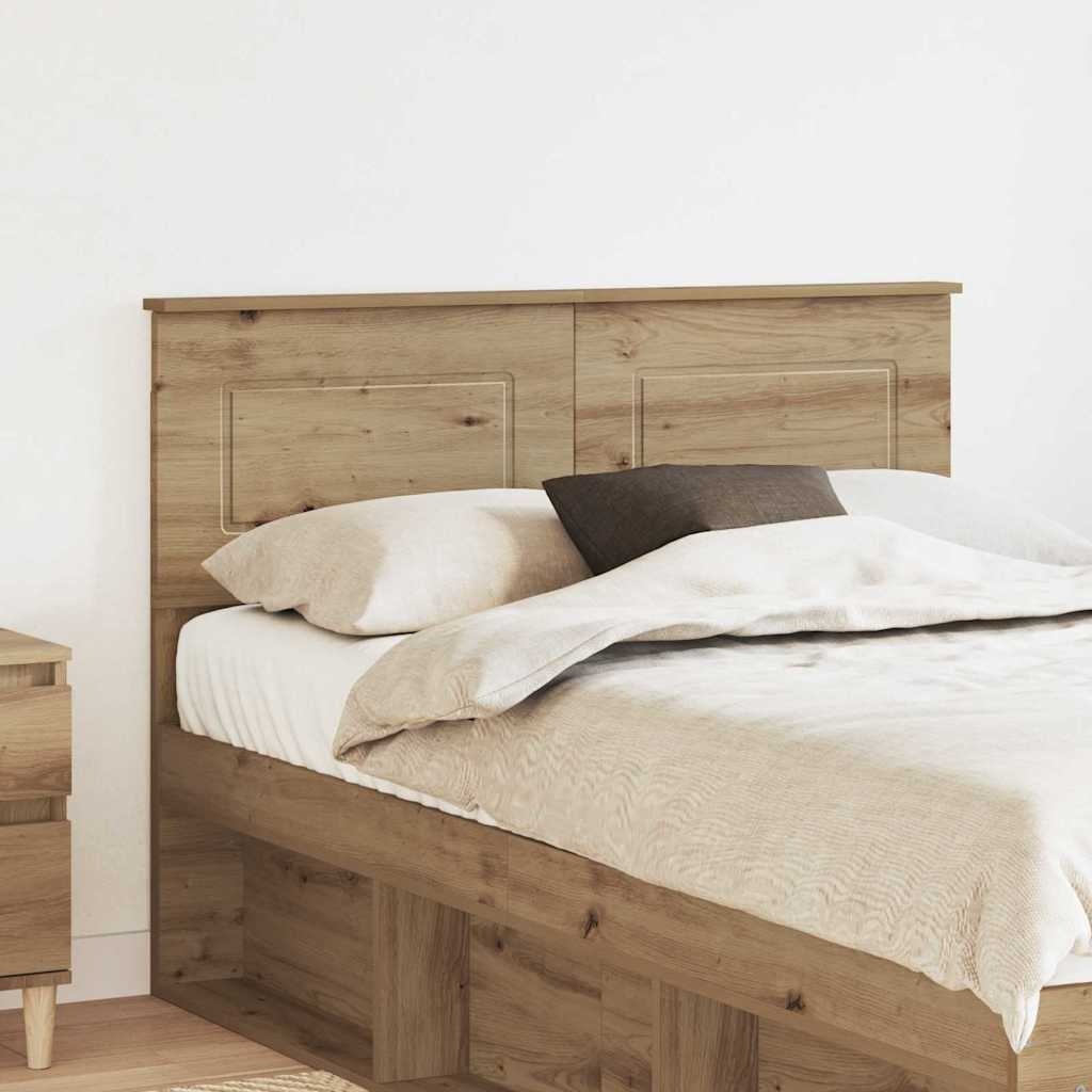 Vidaxl Bettkopfteil 120 cm in Artisan Eiche - Stilvolles Schlafzimmer-Upgrade bis zu 66%