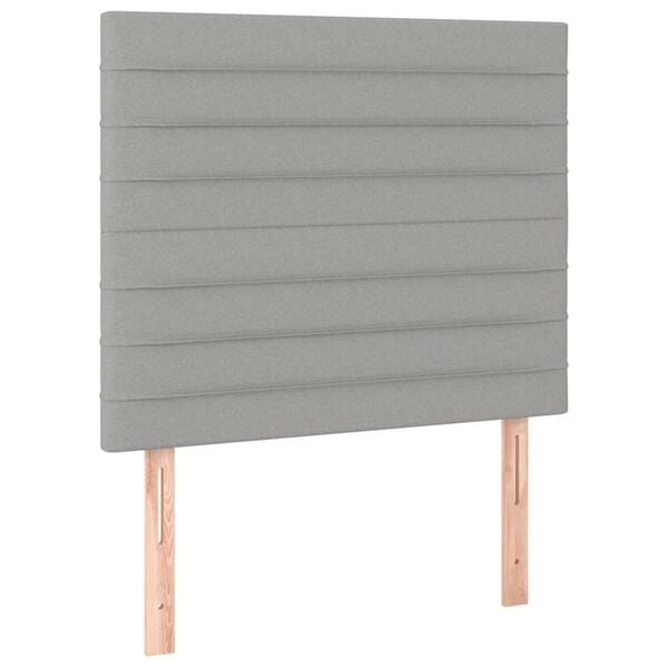 Vidaxl Bettkopfteil Set, 2-tlg., 80x78/88 cm - Lichtgrau - Outlet bis zu 59% sparen