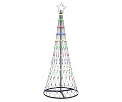 Vidaxl LED-Weihnachtsbaum 184,5 cm, 230 bunte LEDs - Jetzt bis zu 67% Rabatt!