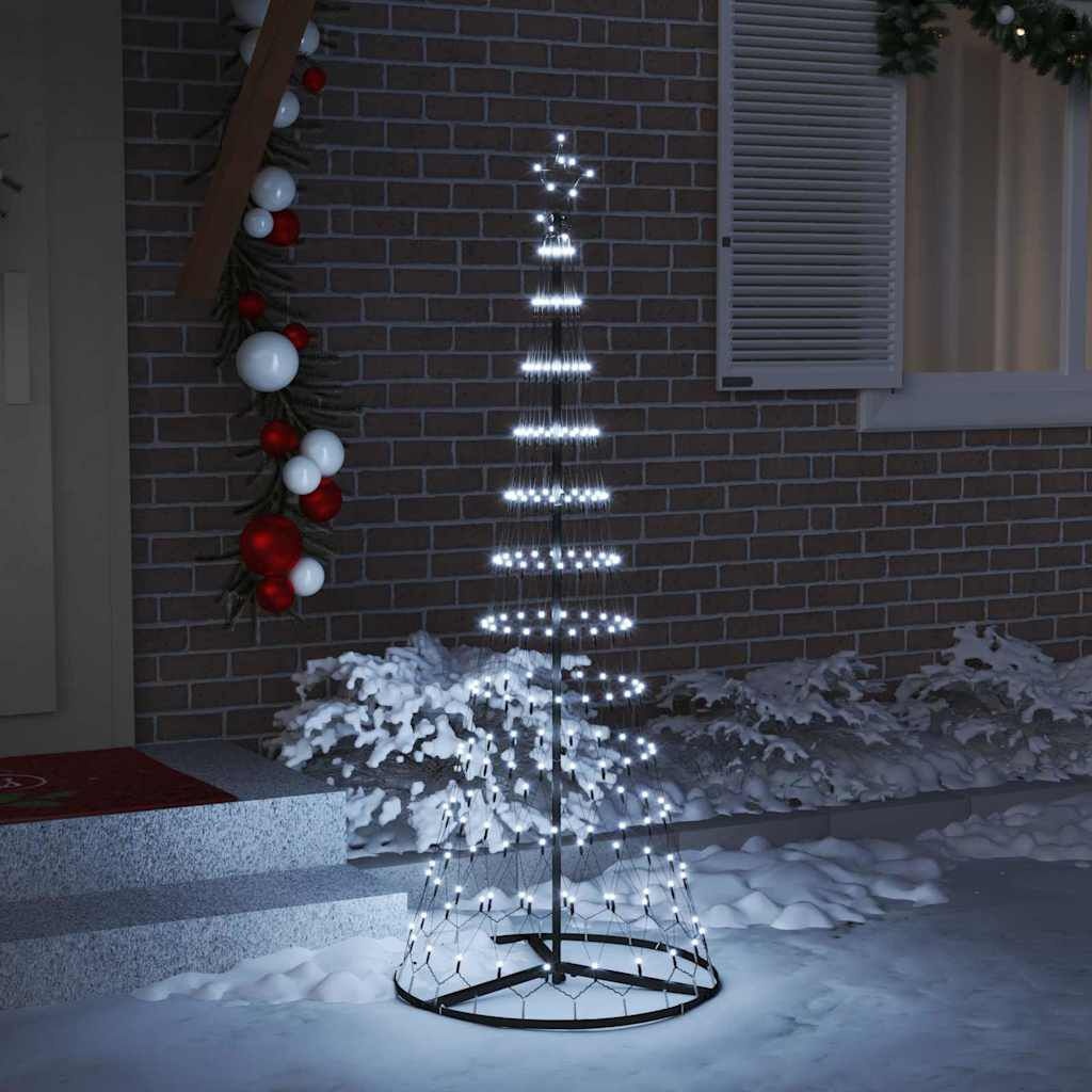 Vidaxl LED-Weihnachtsbaum 184,5 cm, Kaltweiß, 8 Modi - Jetzt bis zu 58% sparen