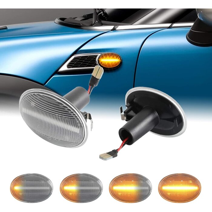 Dynamische LED-Seitenblinker Set für Mini Modelle - Jetzt bis zu 53% sparen