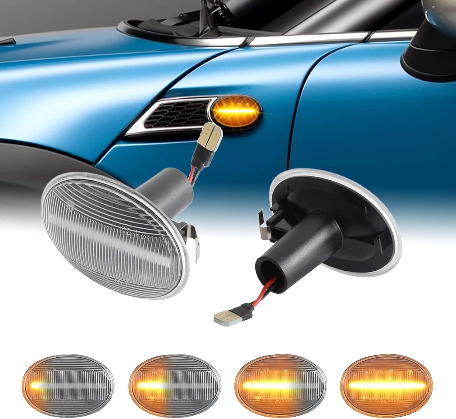 Dynamische LED-Seitenblinker Set für Mini Modelle - Jetzt bis zu 53% sparen