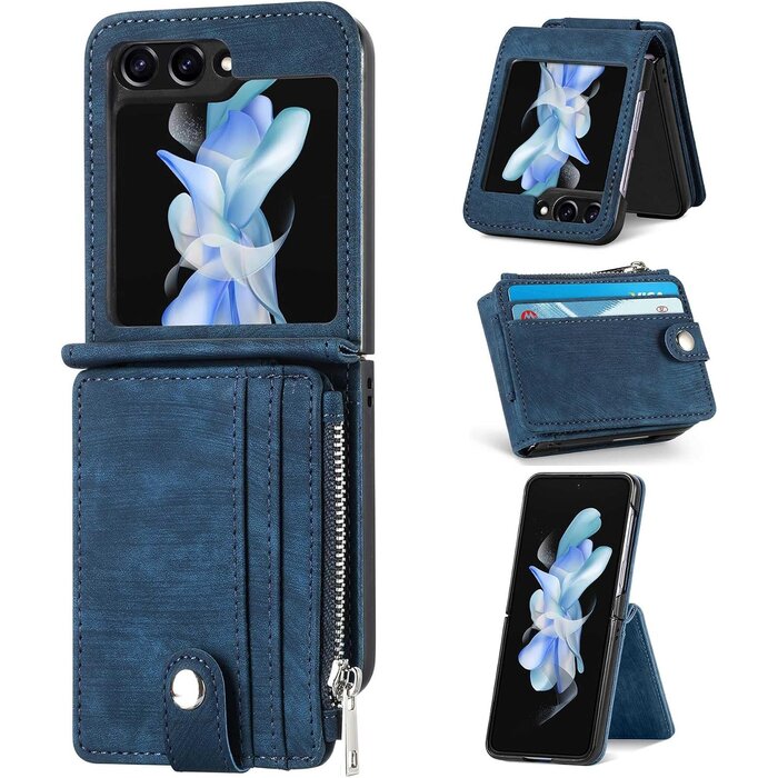 Portemonnaie-Hülle für Galaxy Z Flip 4 - Braun - Outlet: bis zu 50% Rabatt