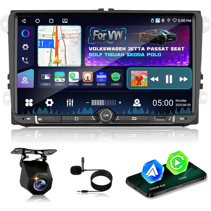 Autoradio für VW, Seat & Skoda - 4GB RAM - Wireless CarPlay - bis zu 35% Rabatt