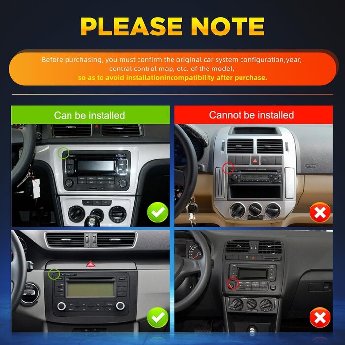 Autoradio für VW, Seat & Skoda - 4GB RAM - Wireless CarPlay - bis zu 35% Rabatt