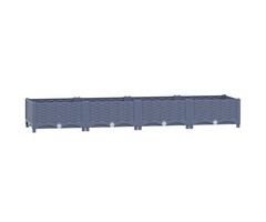 Vidaxl Hochbeet Pflanzkasten 160x40x23cm - Blaugrau - bis zu 39% Rabatt