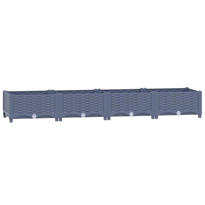 Robustes Hochbeet 160x40x23cm aus Polypropylen - jetzt bis zu 33% sparen