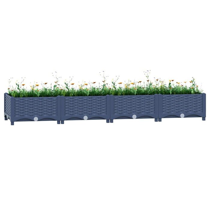Robustes Hochbeet 160x40x23cm aus Polypropylen - jetzt bis zu 33% sparen