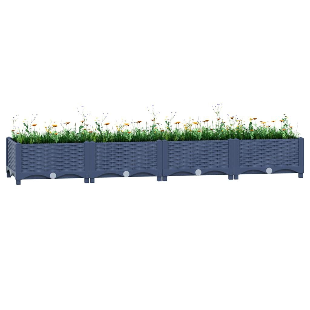 Robustes Hochbeet 160x40x23cm aus Polypropylen - jetzt bis zu 33% sparen