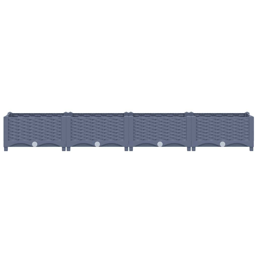Robustes Hochbeet 160x40x23cm aus Polypropylen - jetzt bis zu 33% sparen