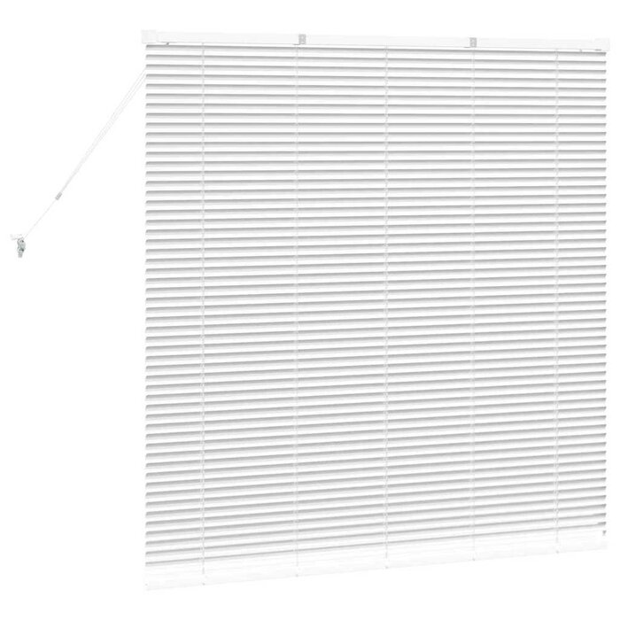 Vidaxl Aluminium Jalousie 130x130 cm, Weiß - Jetzt bis zu 58% Rabatt sichern