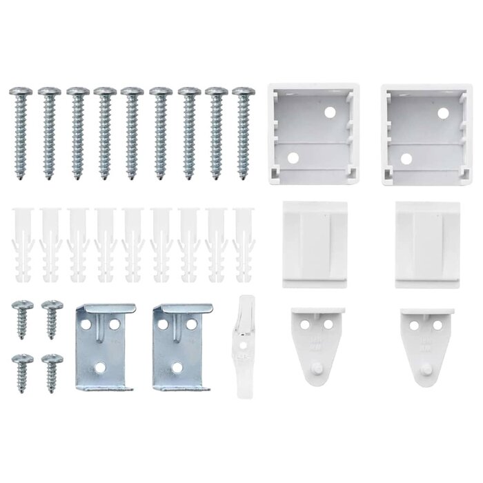 Vidaxl Aluminium Jalousie 130x130 cm, Weiß - Jetzt bis zu 58% Rabatt sichern