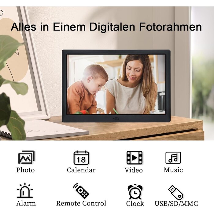 Digitaler Bilderrahmen 13,3 Zoll HD Metall - Bis zu 34% Rabatt auf Rückläufer