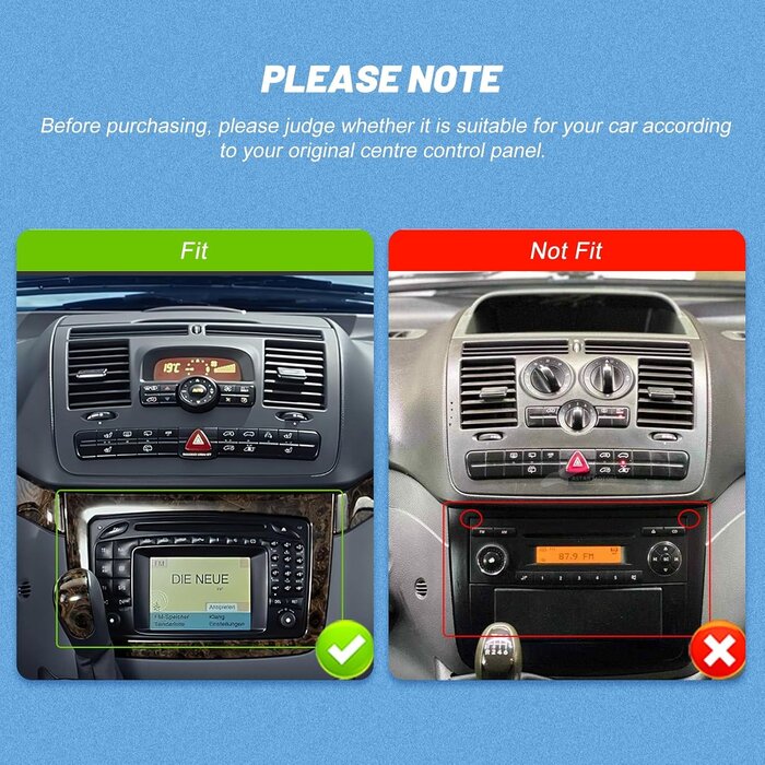 Android 13 Autoradio für Mercedes Viano & Vito - 10,1 Zoll - bis zu 34% sparen