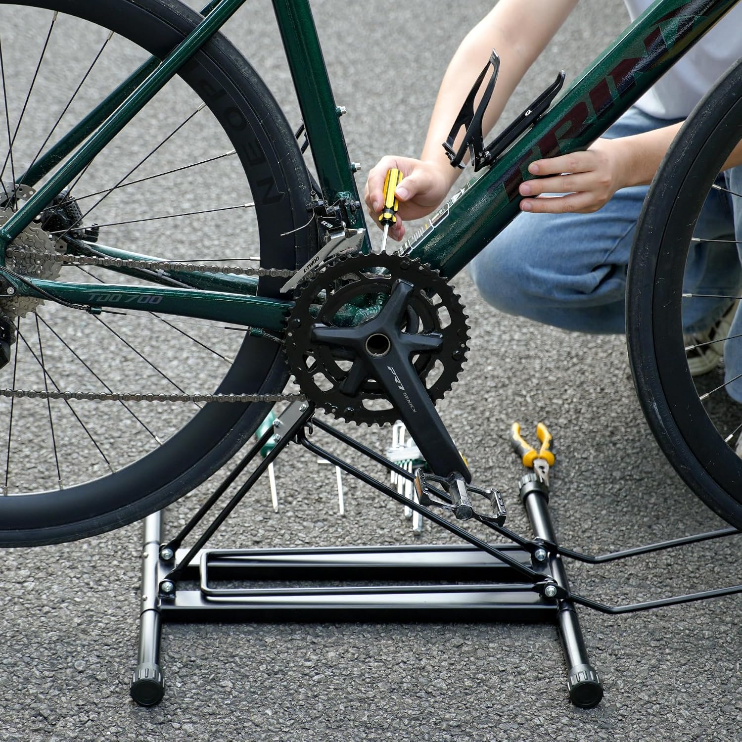 2-in-1 Fahrrad-Montageständer, höhenverstellbar - jetzt bis zu 27% sparen