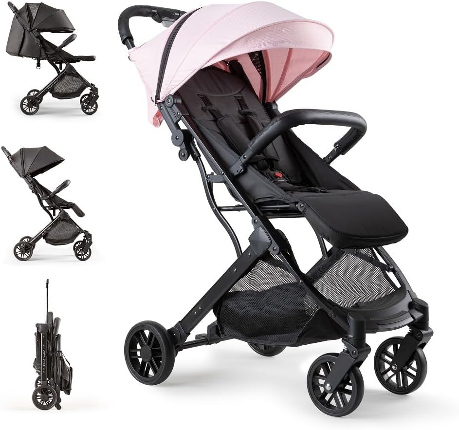 Leichter Kinderwagen Minimum Plus Space, bis 22 kg, Rosa - bis zu 35% Rabatt