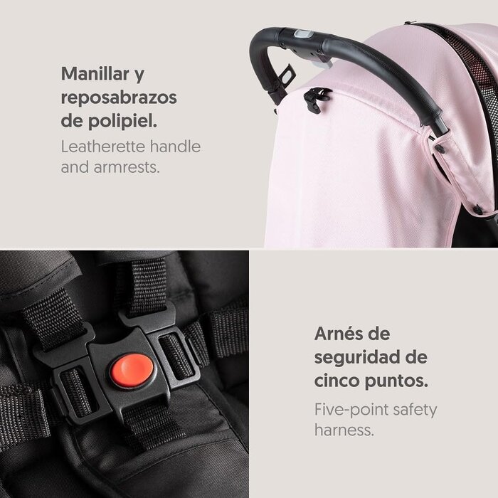 Leichter Kinderwagen Minimum Plus Space, bis 22 kg, Rosa - bis zu 35% Rabatt