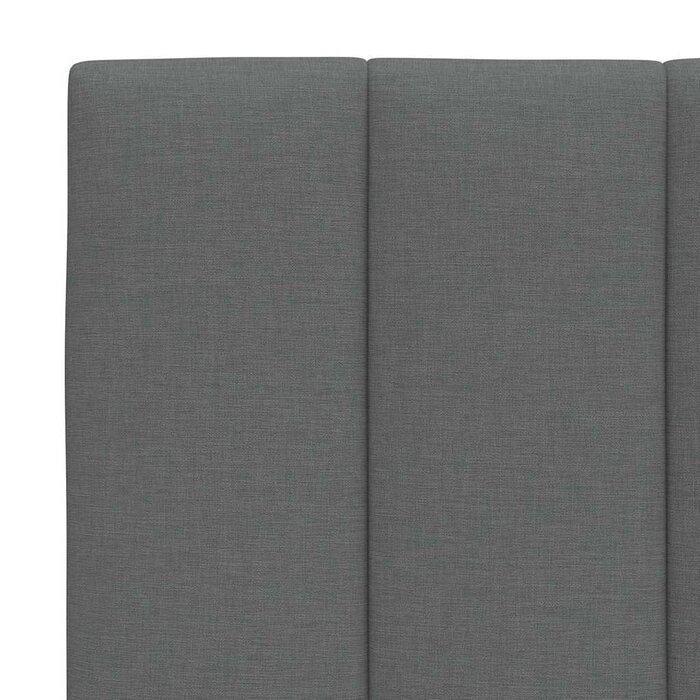 Vidaxl Bett-Kopfkissen 100 cm, Dunkelgrau - Luxuriöse Rückenstütze bis zu 60% Rabatt