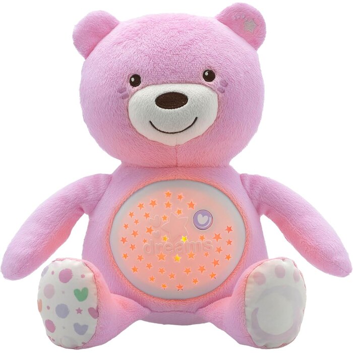 Projektor Kuschelbär für Babys - Rosa | Bis zu 32% günstiger