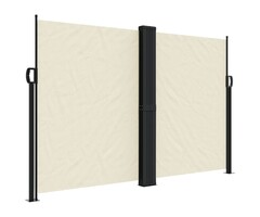 Vidaxl Ausziehbare Seitenmarkise 160 x 1000 cm - Windschutz Crème - bis zu 59% Rabatt