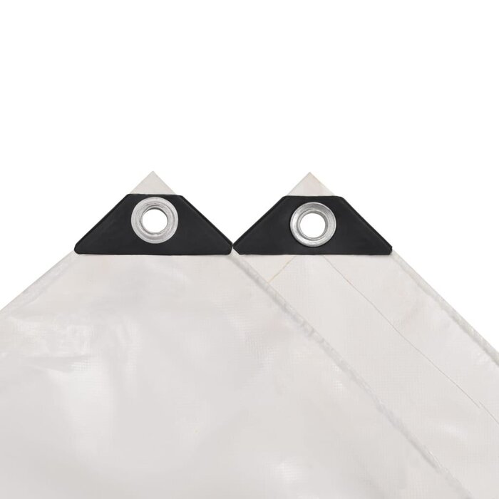 Robuste PVC-Abdeckplane 3x5 m, 650 g/m² - Weiß - Jetzt bis zu 34% sparen