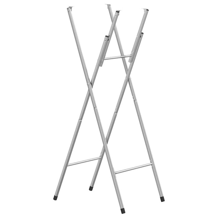 Klappbare Bartischbeine, Stahl, 108 cm - Silber - bis zu 27% Rabatt