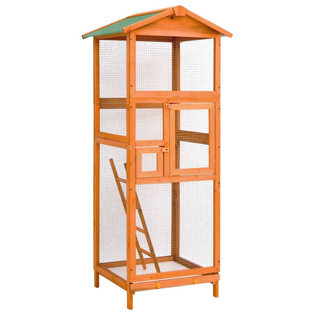 Voliere 68x62x166 cm aus Tannenholz - Jetzt bis zu 35% Rabatt sichern!