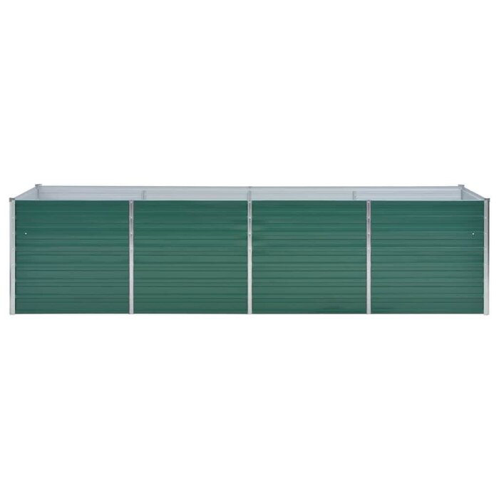 Großes Hochbeet 320x80x77 cm aus Stahl - Grün - Outlet bis zu 34% günstiger