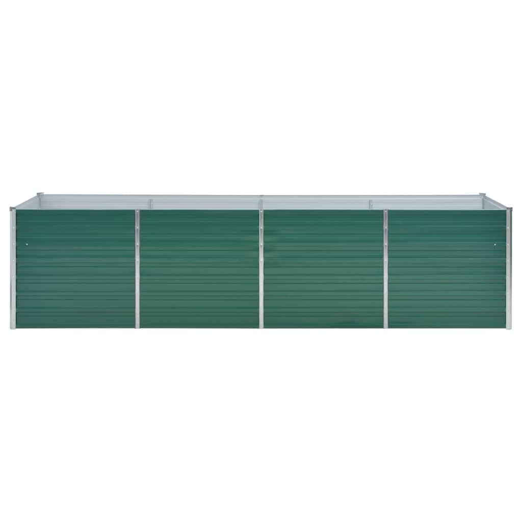 Großes Hochbeet 320x80x77 cm aus Stahl - Grün - Outlet bis zu 34% günstiger