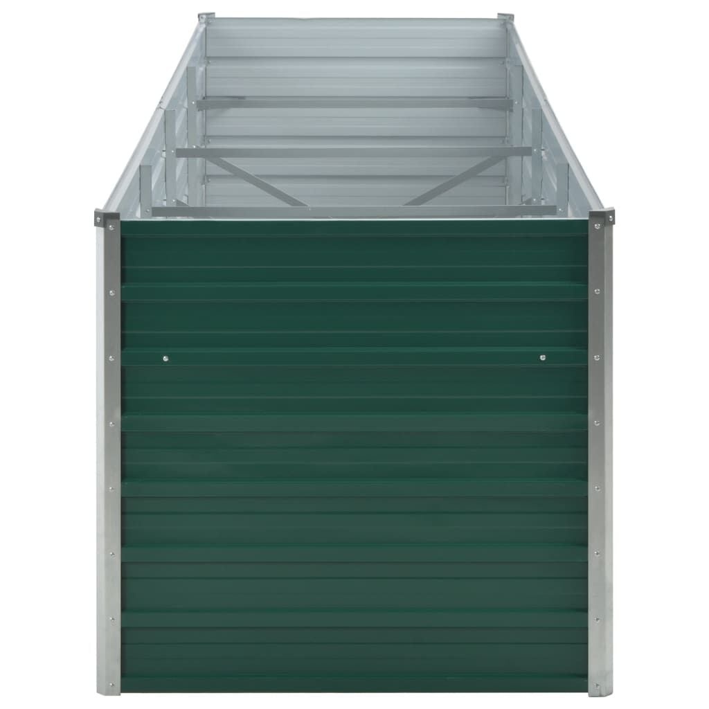 Großes Hochbeet 320x80x77 cm aus Stahl - Grün - Outlet bis zu 34% günstiger