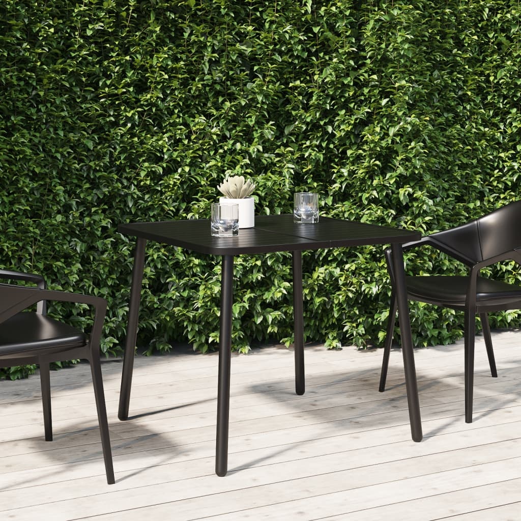 Gartentisch 80x80cm Stahl Anthrazit - Zeitlos & elegant - bis zu 34% sparen