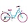 Mädchen-Citybike 26 Zoll - 7 Gänge - Meeresgrün/Pink - bis zu 26% Rabatt