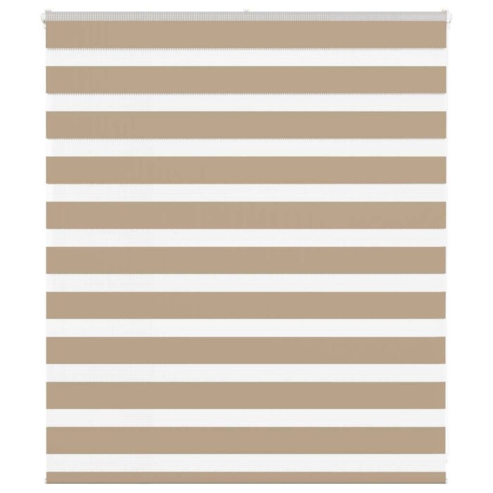 Vidaxl Doppelrollo 120x100 cm Sandbraun - Lichtregulierung bis zu 64% reduziert