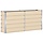 Design-Pflanzkasten Stahl Elfenbein 160x40x75 cm - bis zu 33% Rabatt