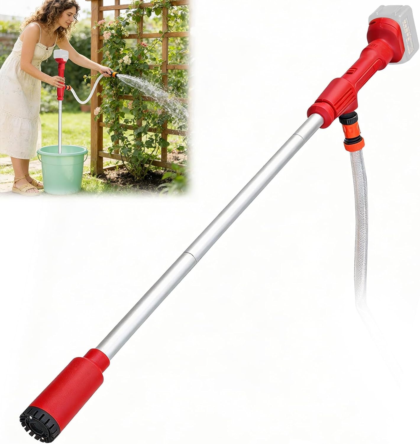 Akku-Regentonpumpe 18V für Garten & Haushalt - Outlet-Preis bis zu 34% günstiger