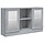 Moderner Vitrinenschrank 120x70cm in Sonoma-Eiche - bis zu 34% sparen