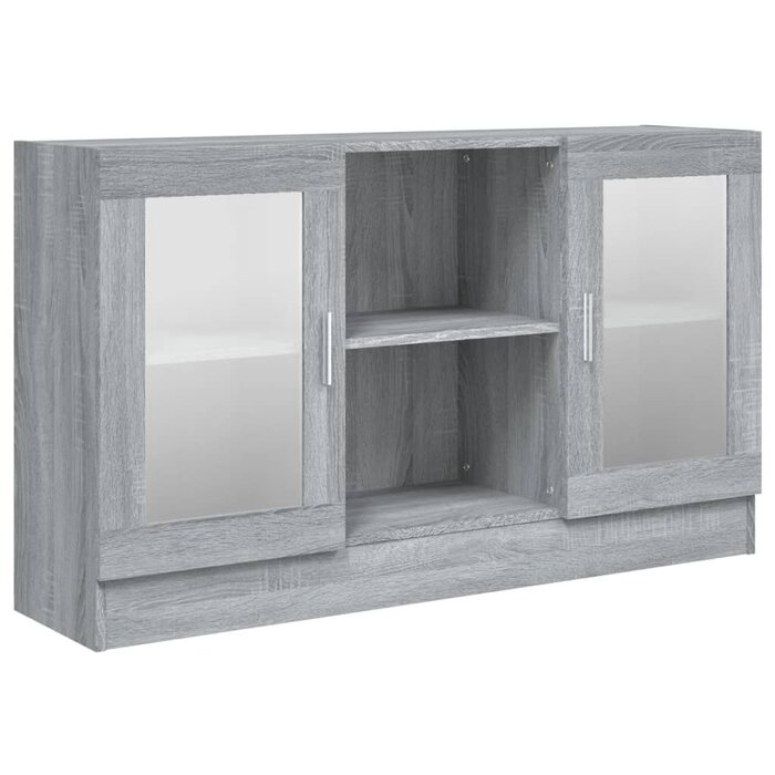 Moderner Vitrinenschrank 120x70cm in Sonoma-Eiche - bis zu 34% sparen