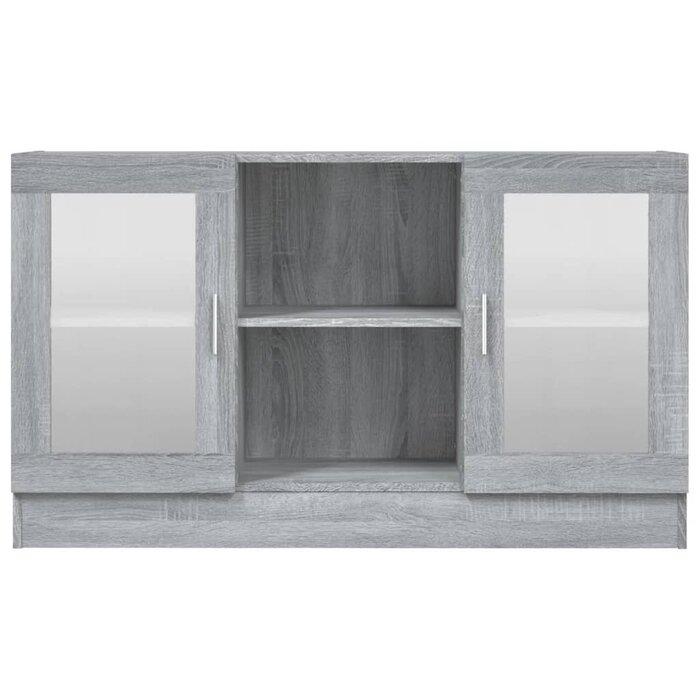Moderner Vitrinenschrank 120x70cm in Sonoma-Eiche - bis zu 34% sparen