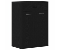 Moderner Schuhschrank Schwarz Eiche 60x35x84cm - bis zu 40% Rabatt