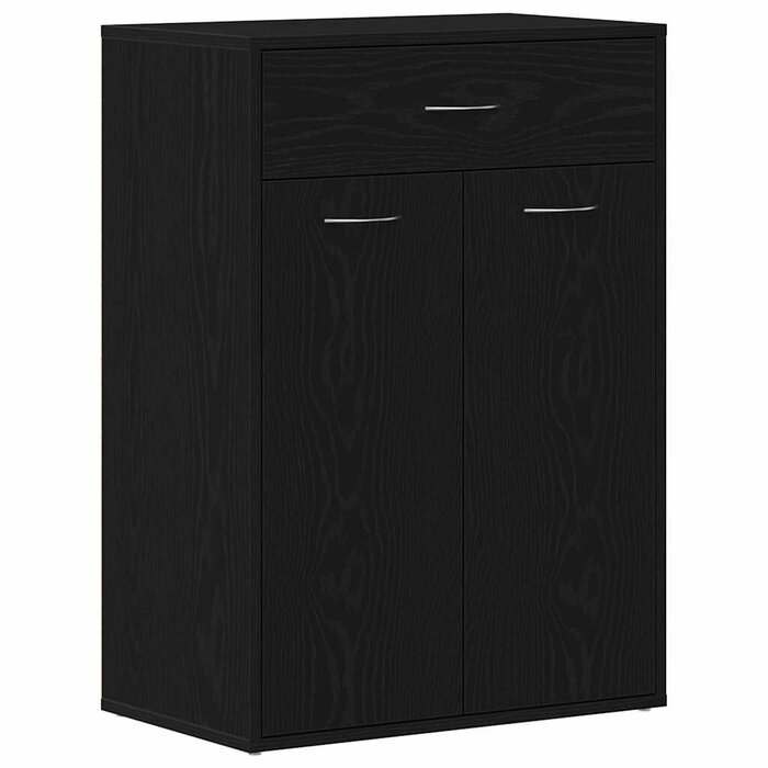 Moderner Schuhschrank Schwarz Eiche - 60x35x84 cm - bis zu 34% Rabatt