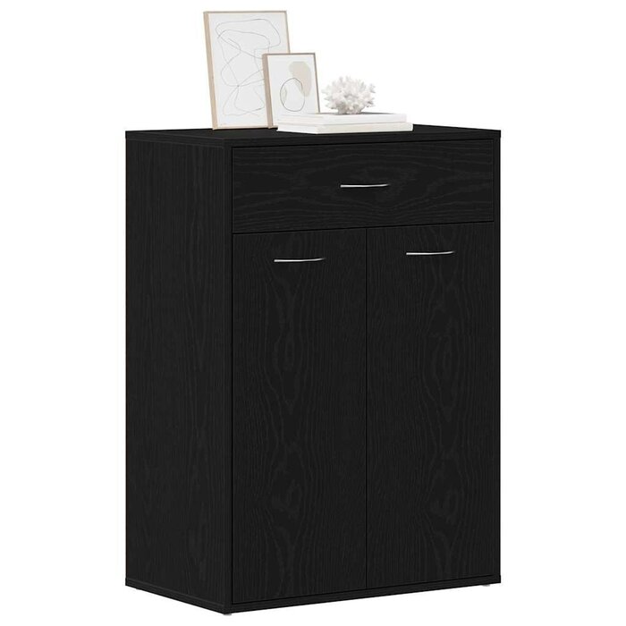 Moderner Schuhschrank Schwarz Eiche - 60x35x84 cm - bis zu 34% Rabatt