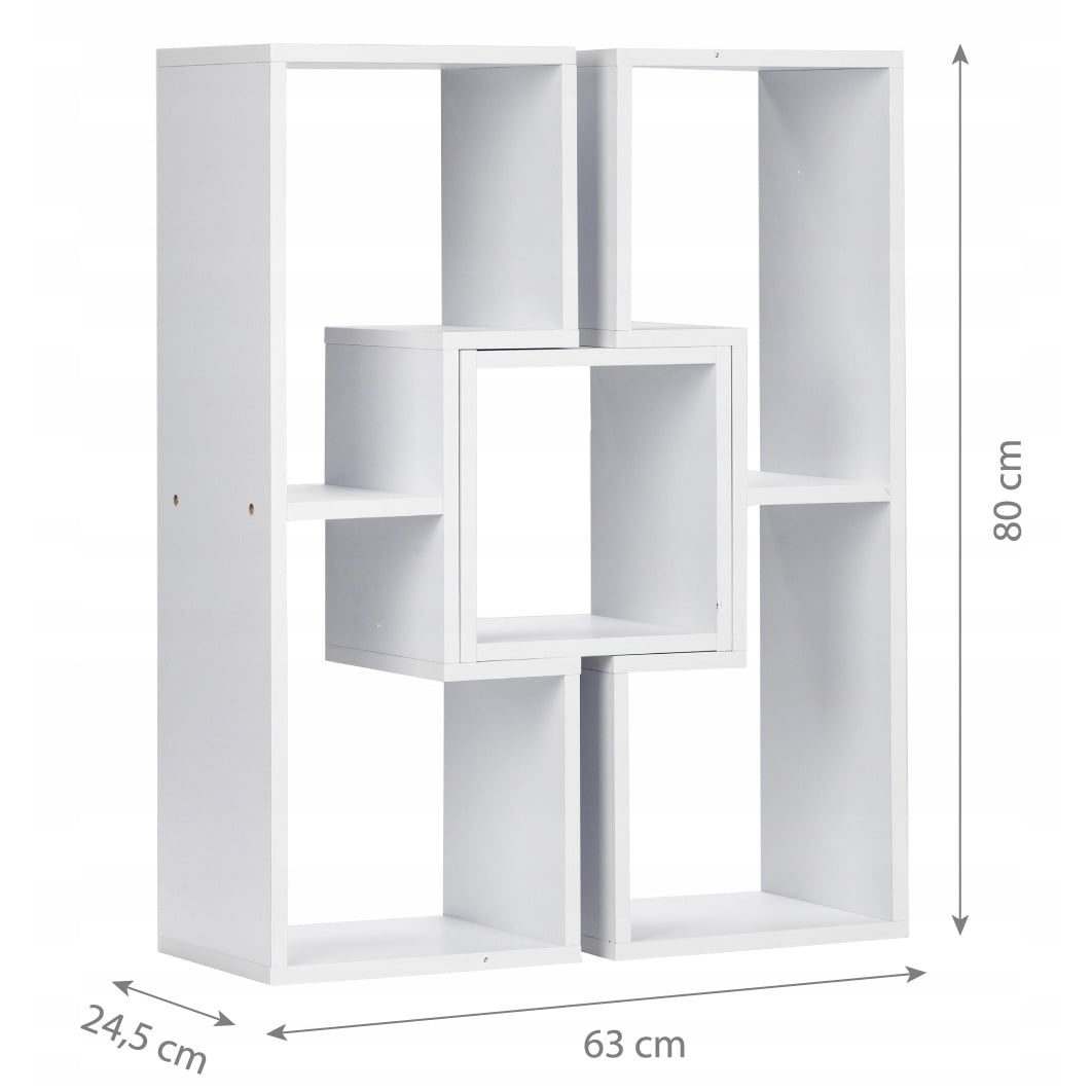 Modulares Regalsystem 63x25x80 cm - Weiß - Jetzt bis zu 12% Rabatt sparen