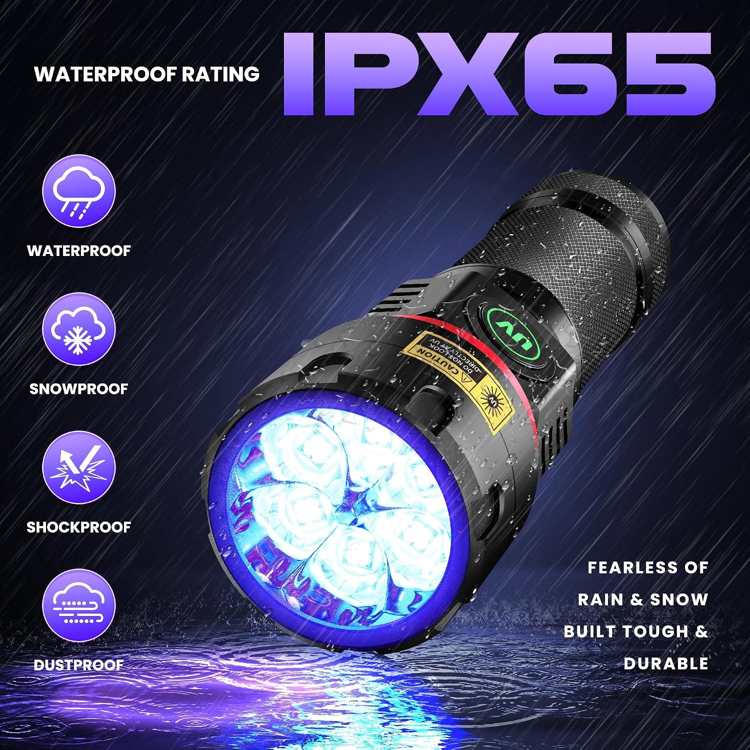 UV-Taschenlampe 395nm 80W - Profi-Tool - Bis zu 34% Rabatt