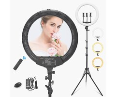 LED-Ringlicht 18 Zoll mit Stativ - Professionelles Set - bis zu 40% Rabatt