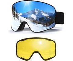 Skibrille für Brillenträger OTG | Antibeschlag & UV-Schutz | bis zu 38% sparen