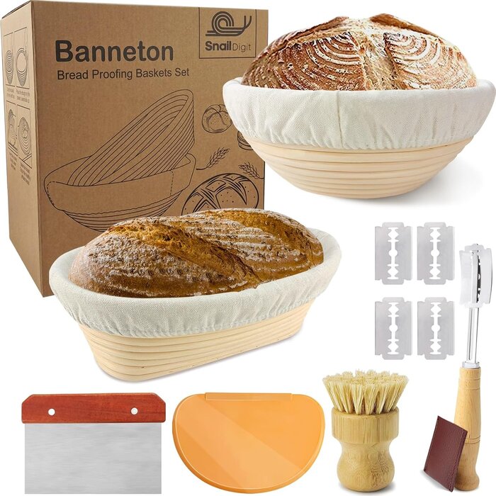 Gärkörbchen Set Rattan & Zubehör - Bis zu 28% sparen