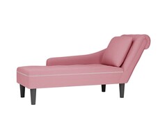 Chaiselongue in Rosa mit Kissen & rechter Armlehne - bis zu 41% Rabatt