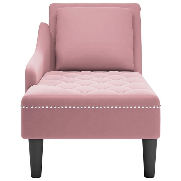 Chaiselongue in Rosa mit Samtbezug - Jetzt bis zu 35 % sparen