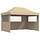 Faltbares Pop-up Partyzelt, 410 x 279 cm - Beige - Bis zu 35% Rabatt